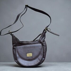 FRYE AND CO. Dark Brown Crossbody Bag